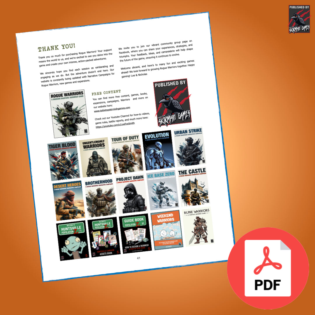 Evolution A Rogue Warriors Sci-fi Supplement PDF VERSION