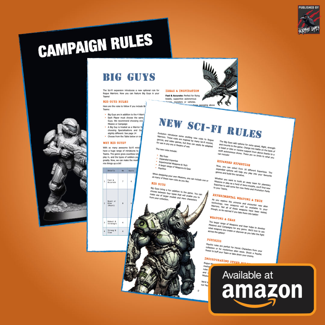 Evolution A Rogue Warriors Sci-Fi Supplement PAPERBACK VERSION
