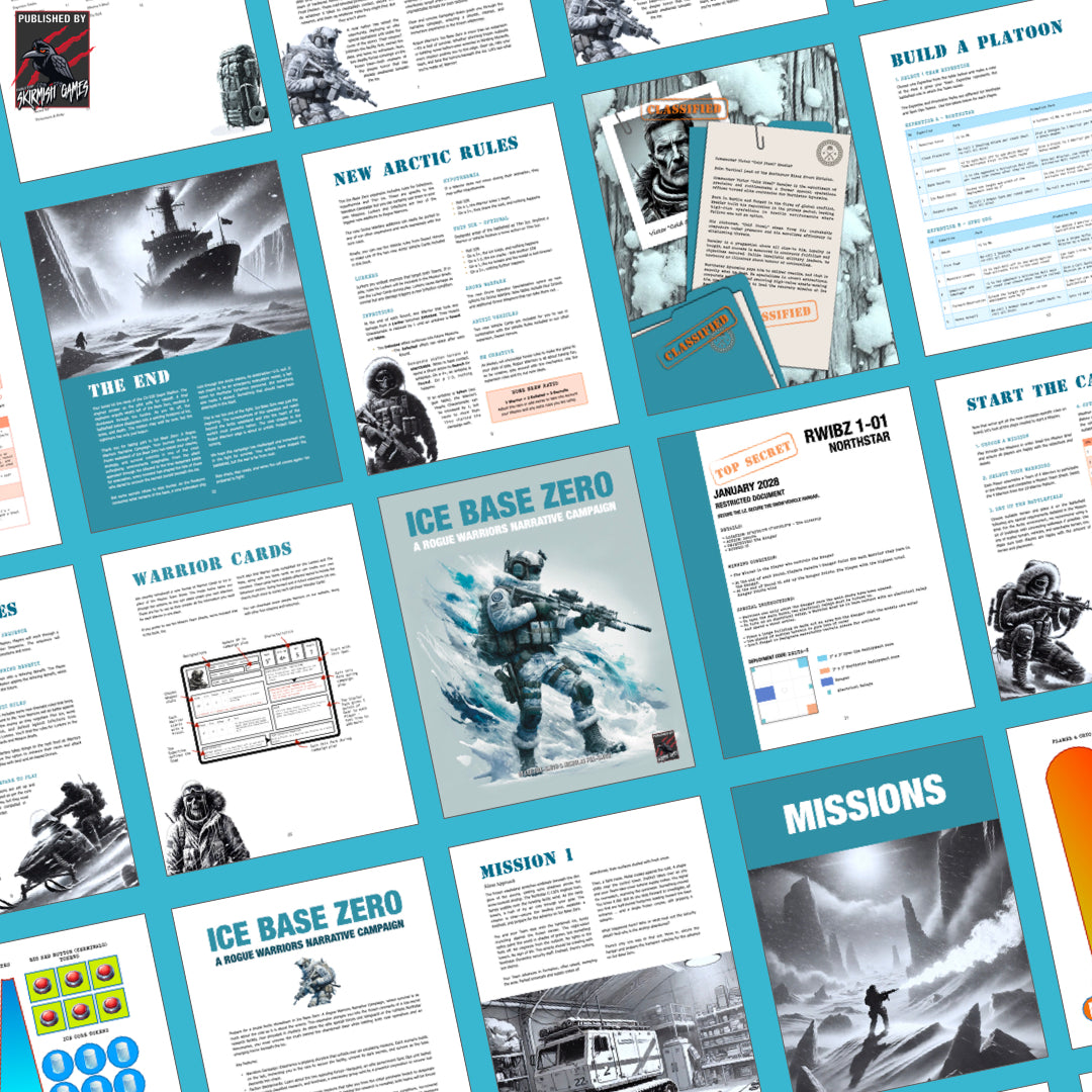 Ice Base Zero A Rogue Warriors Narrative Campaign PAPERBACK VERSION