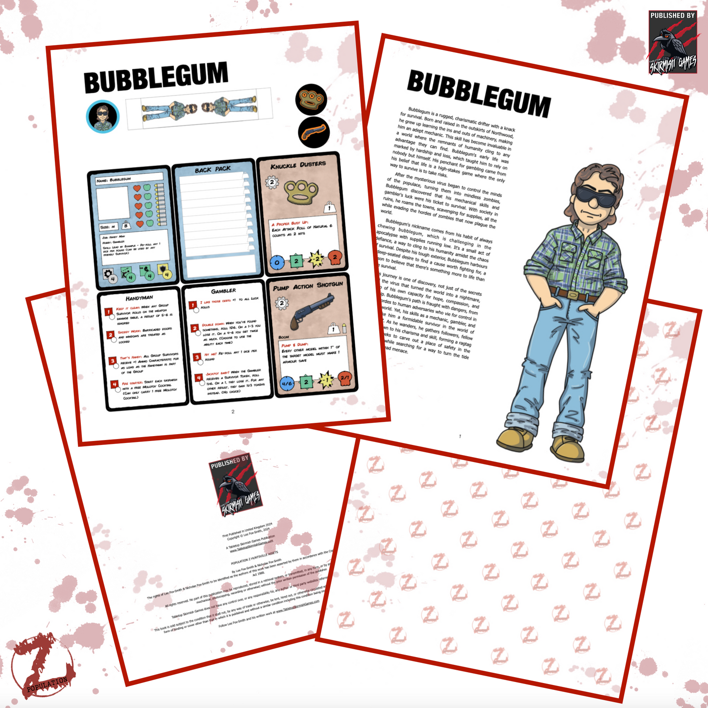 Population Z Character Bubblegum