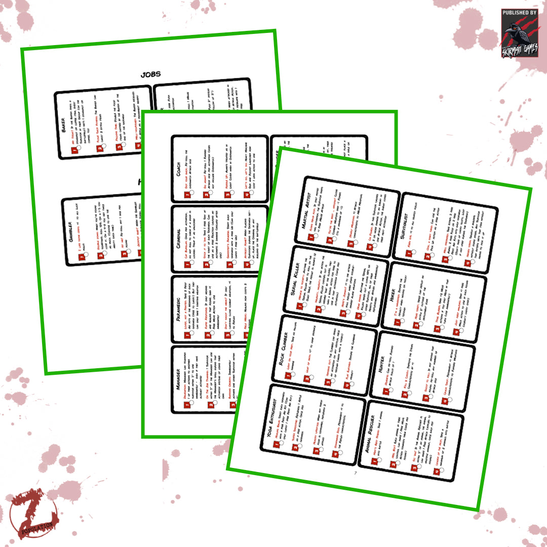 Huntsville Job And Hobby Cards (Colour)