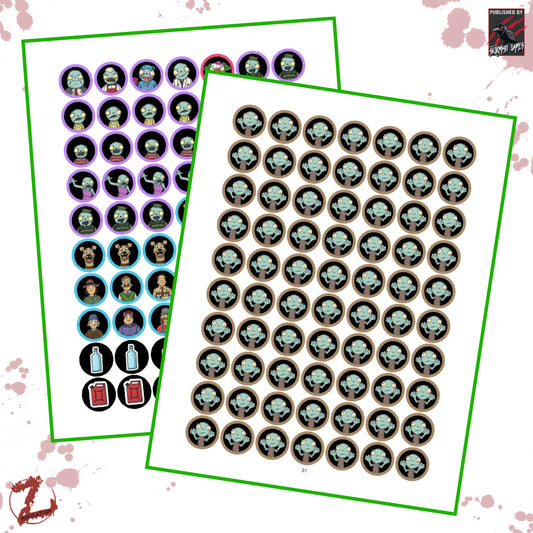 Huntsville Zombies and NPC Tokens (Colour)