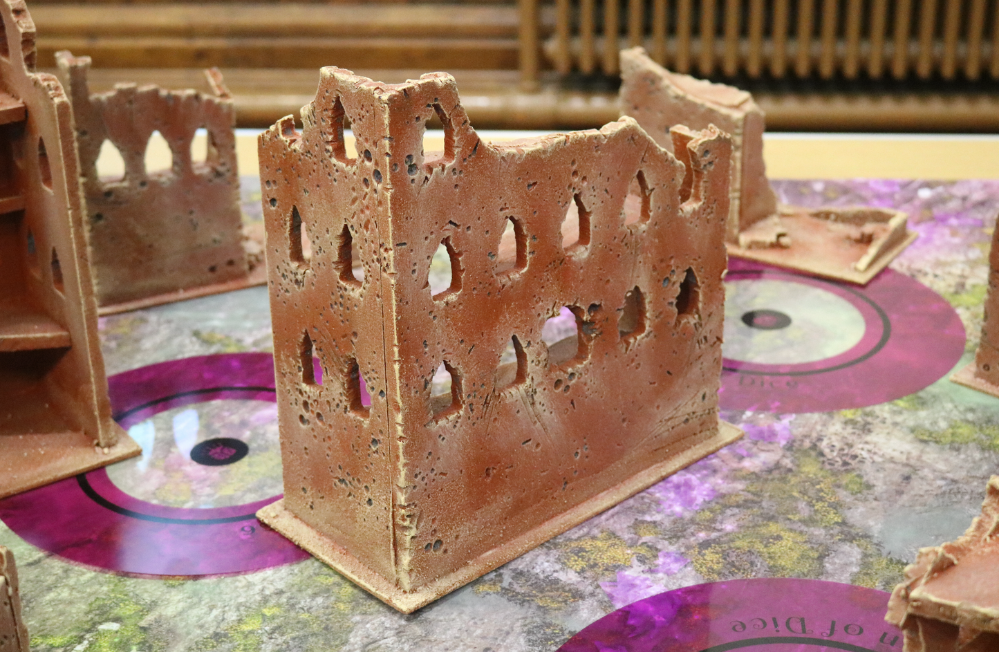 Custom Built Warhammer 40k 10th Edition Tournament Terrain Set - 12 Piece Desert City Ruins