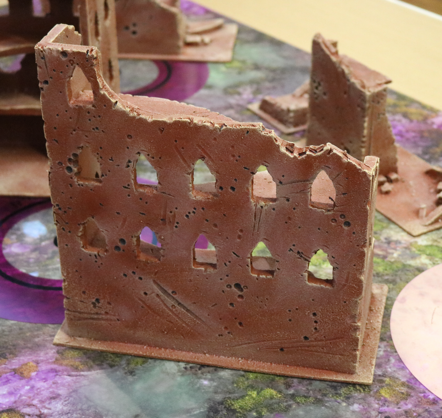 Custom Built Warhammer 40k 10th Edition Tournament Terrain Set - 12 Piece Desert City Ruins