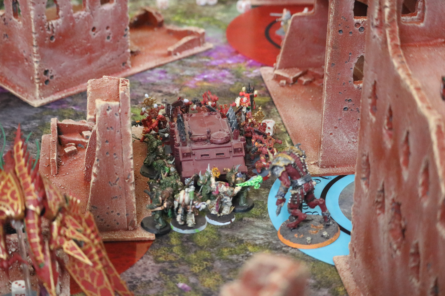 Custom Built Warhammer 40k 10th Edition Tournament Terrain Set - 12 Piece Desert City Ruins