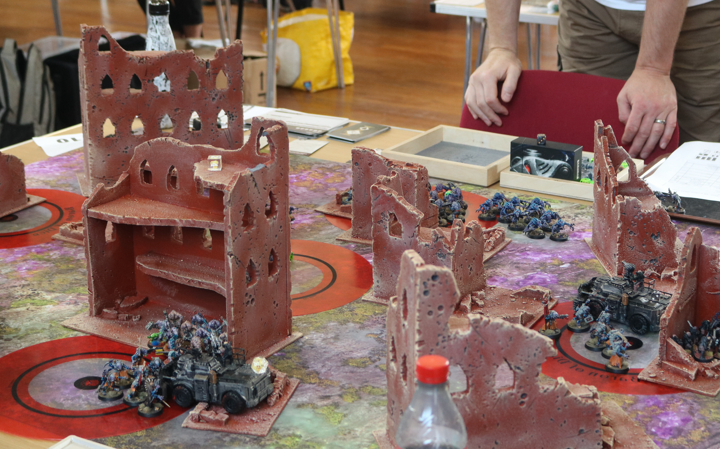 Custom Built Warhammer 40k 10th Edition Tournament Terrain Set - 12 Piece Desert City Ruins
