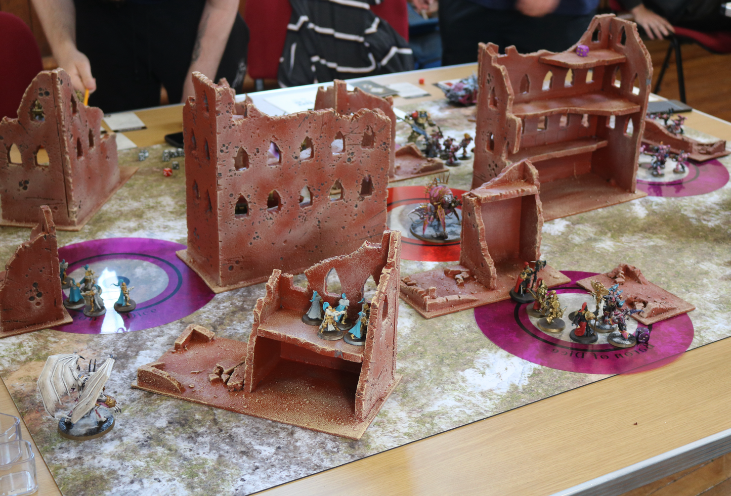 Custom Built Warhammer 40k 10th Edition Tournament Terrain Set - 12 Piece Desert City Ruins