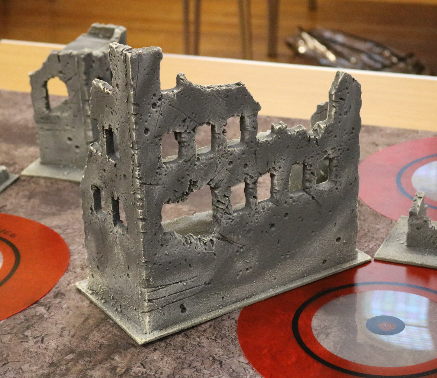 Custom Built Warhammer 40k 10th Edition Tournament Terrain Set - Grey City Ruins 12 Piece
