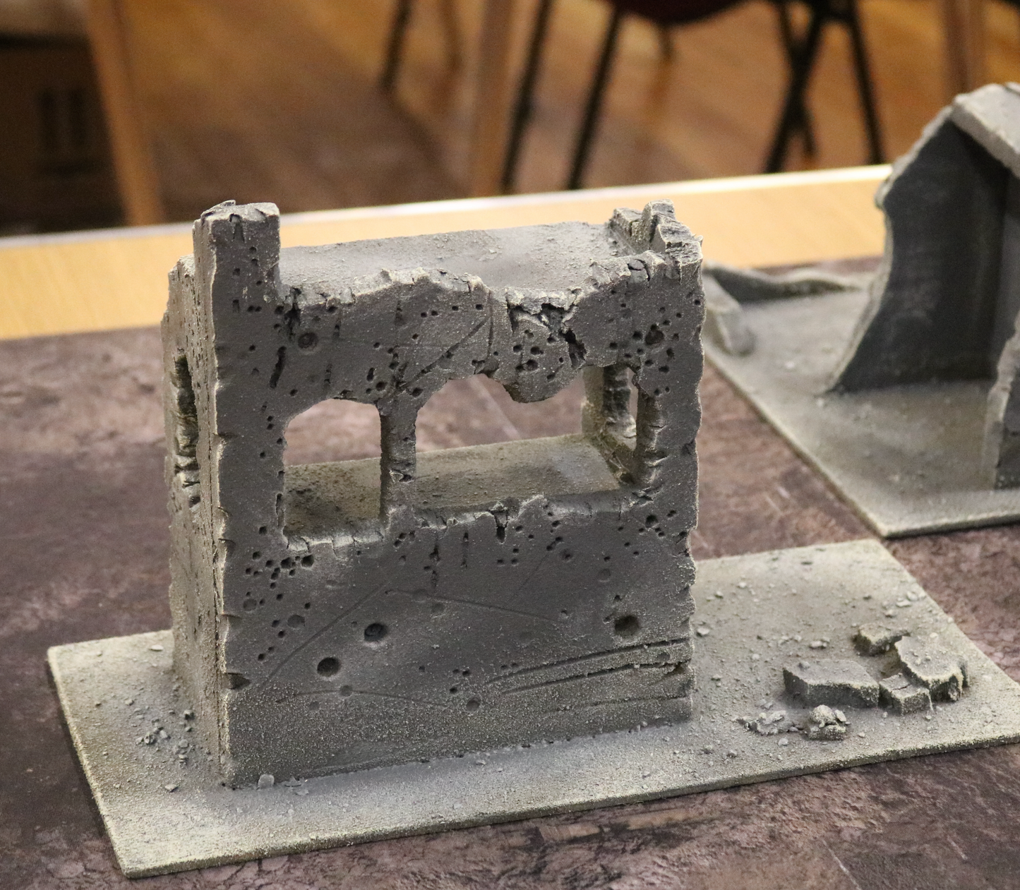 Custom Built Warhammer 40k 10th Edition Tournament Terrain Set - Grey City Ruins 12 Piece