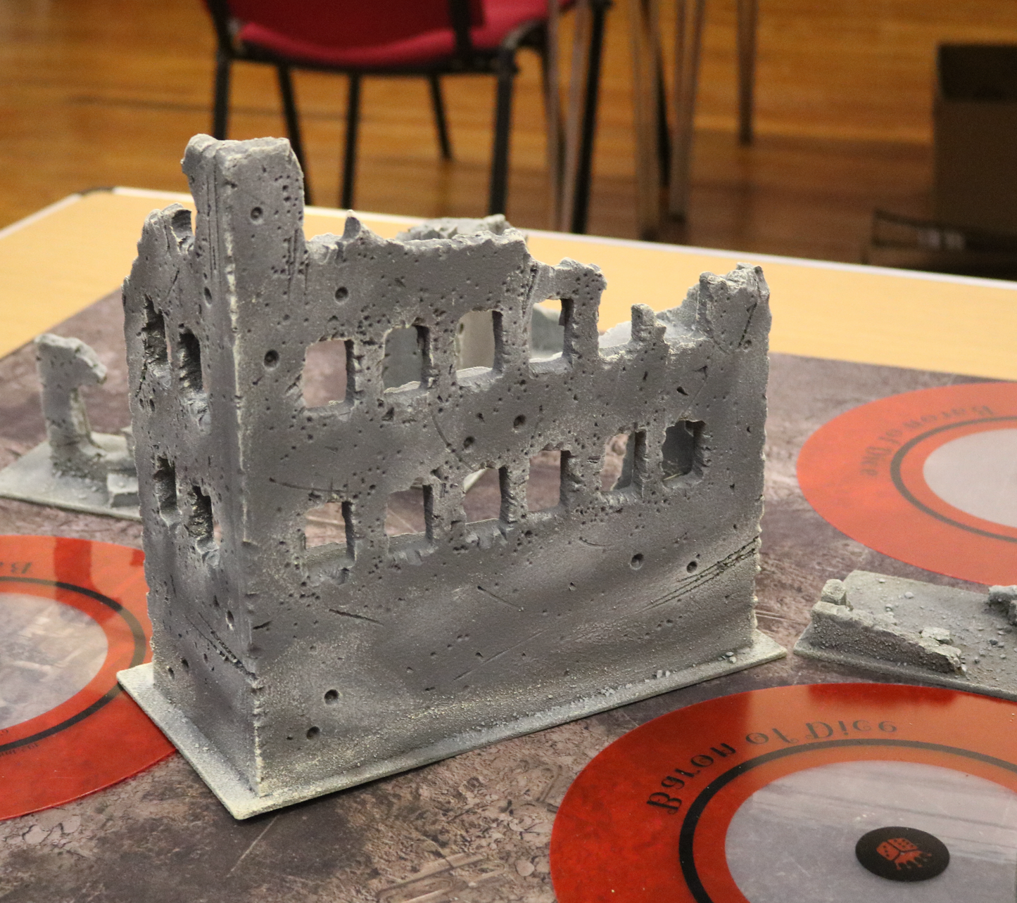 Custom Built Warhammer 40k 10th Edition Tournament Terrain Set - Grey City Ruins 12 Piece