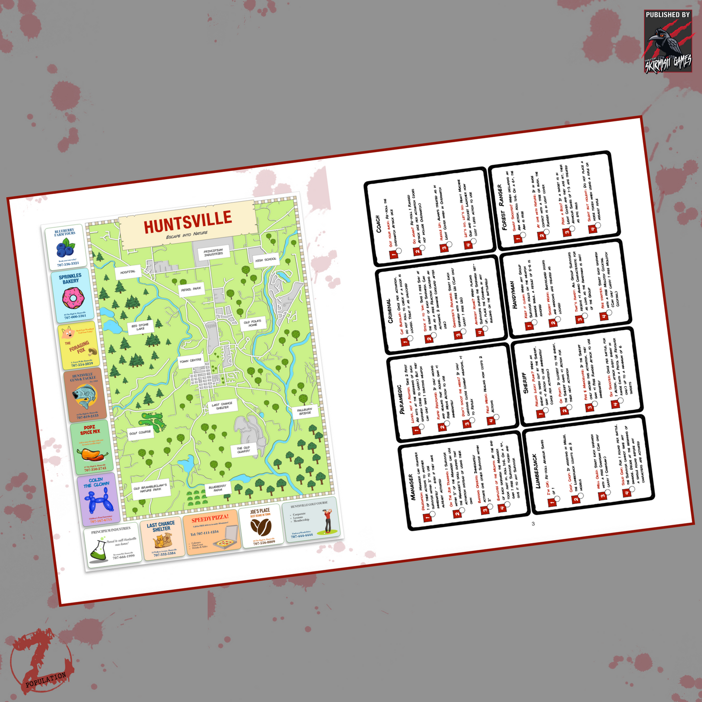 Huntsville Assets Book: Population Z PAPERBACK VERSION