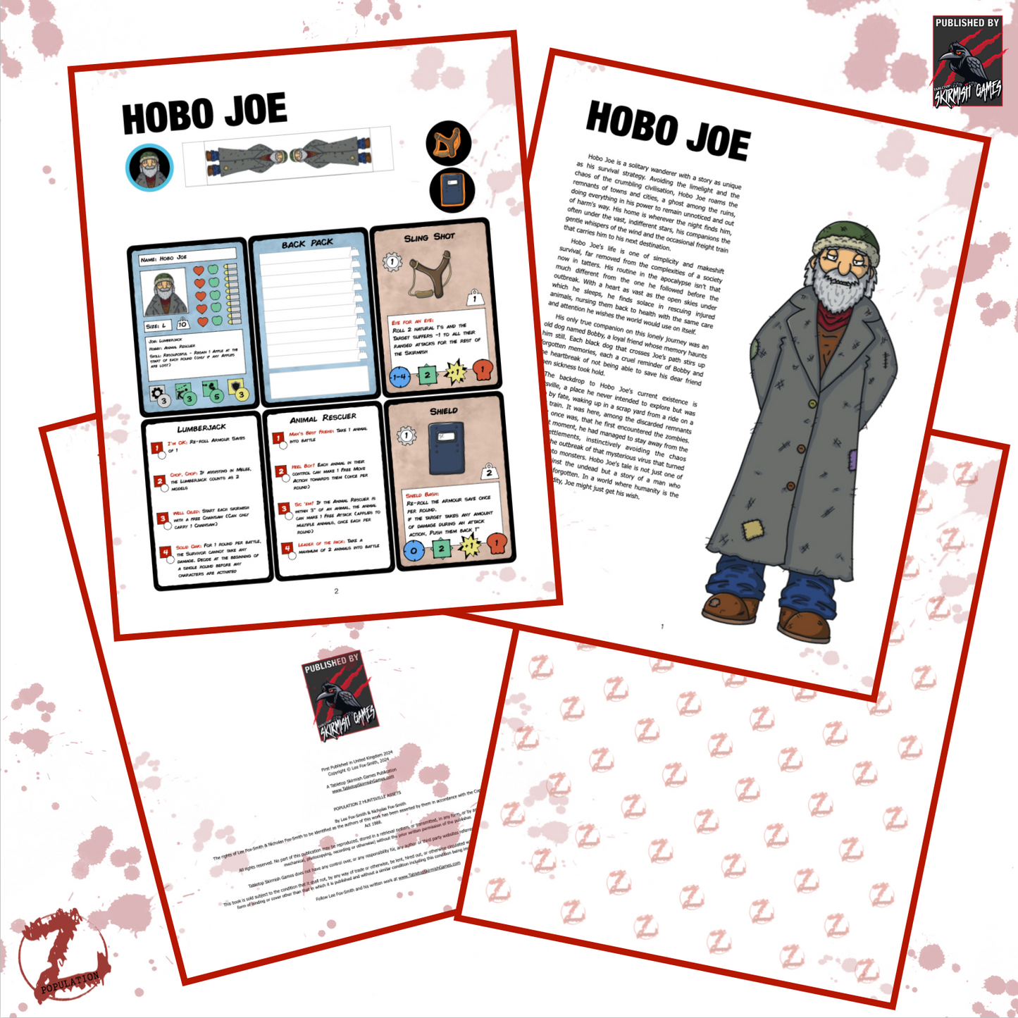 Population Z Character Hobo Joe