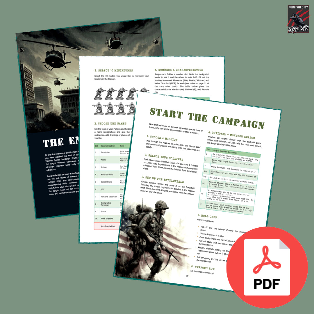 Tour of Duty A Rogue Warriors Jungle Campaign PDF VERSION