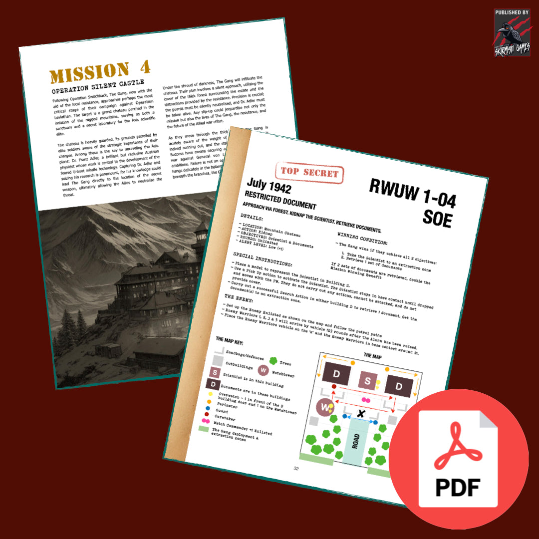 Ungentlemanly Warriors Solo PDF VERSION