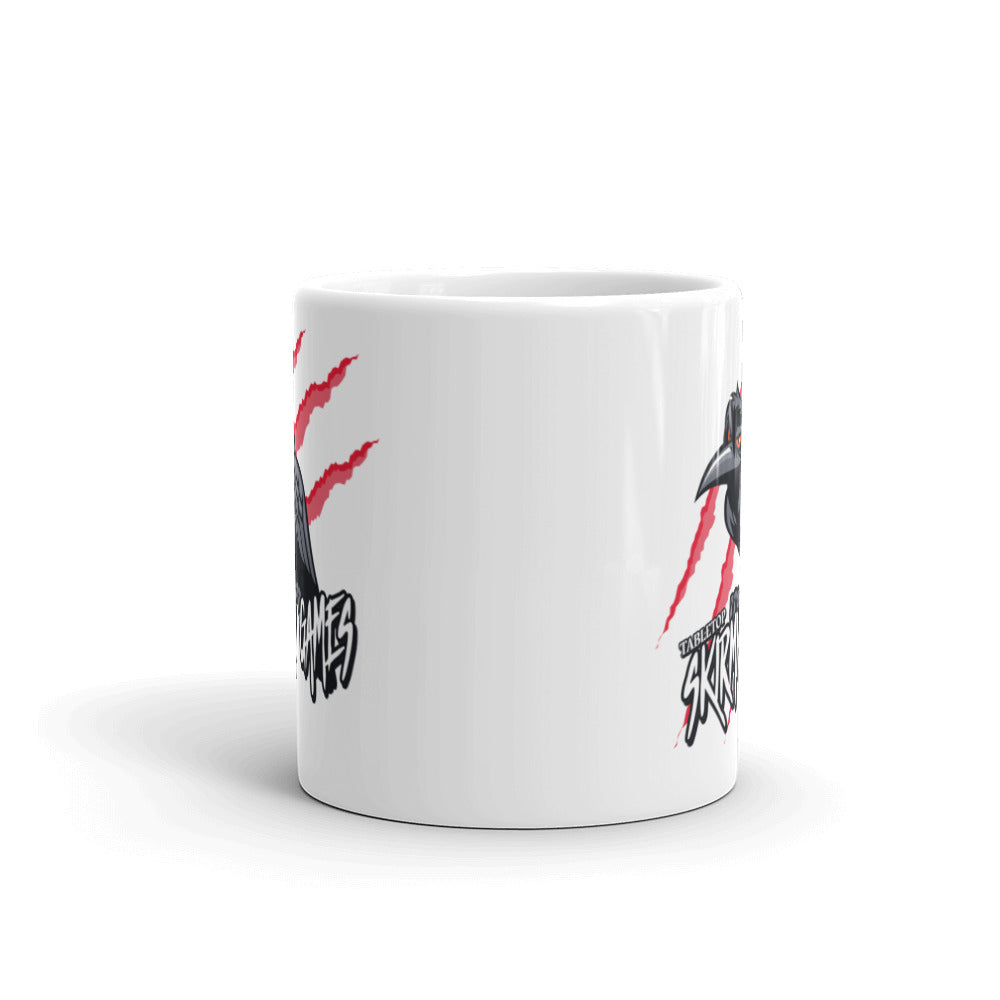 Tabletop Skirmish Games White glossy mug