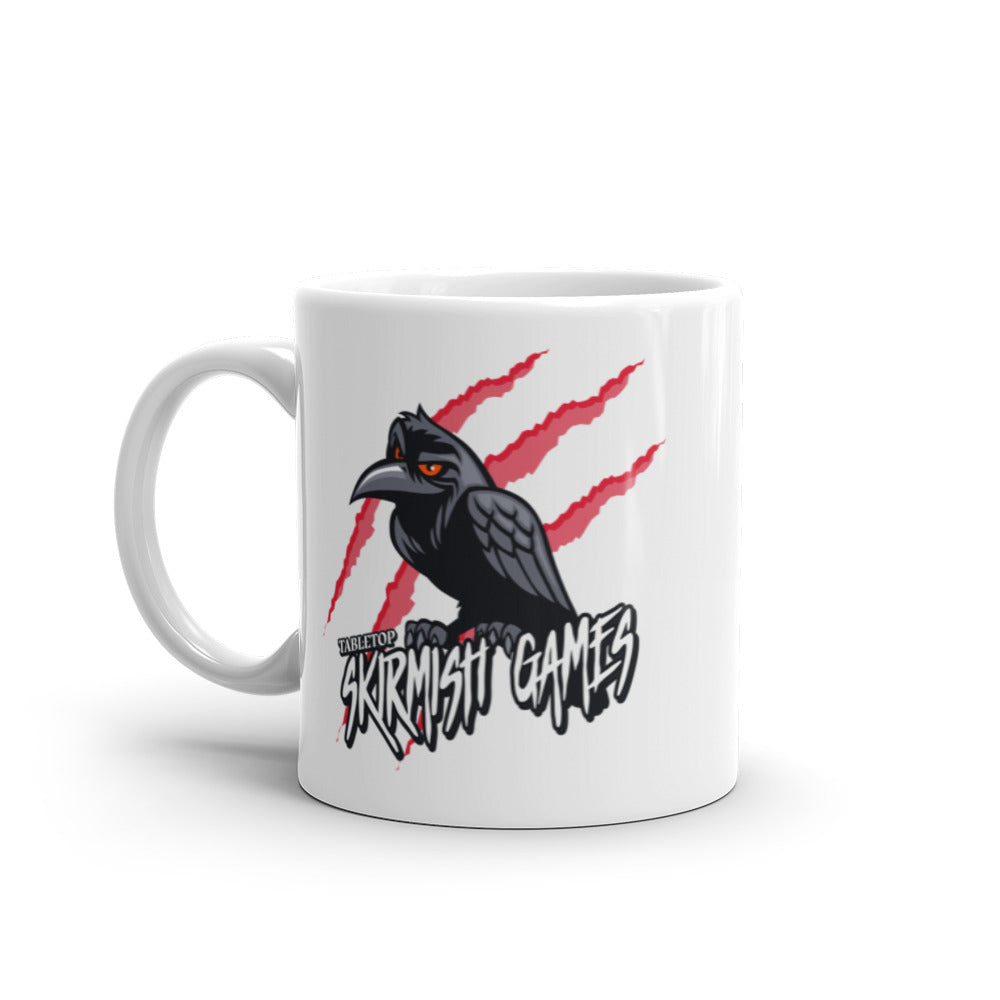 Tabletop Skirmish Games White glossy mug