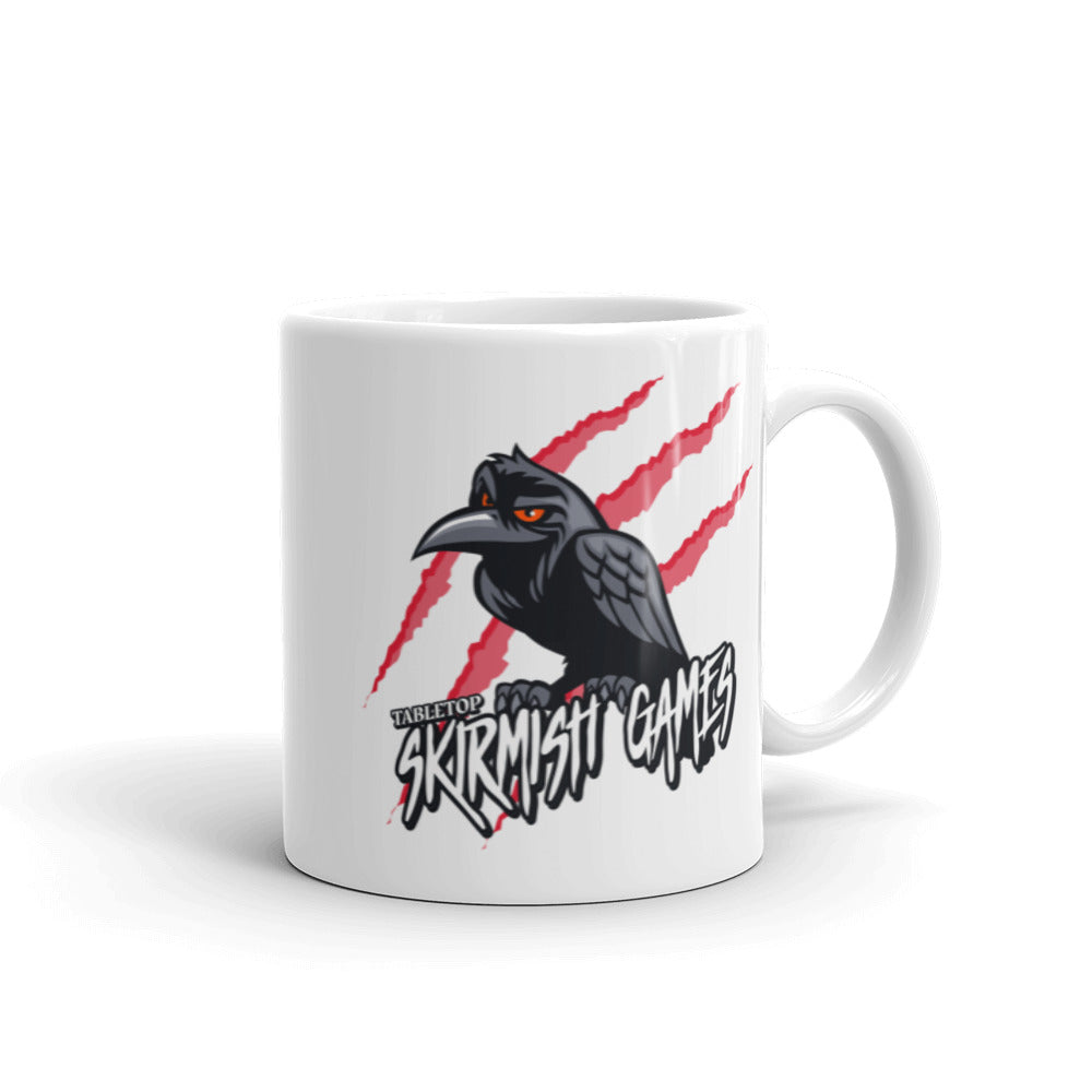 Tabletop Skirmish Games White glossy mug