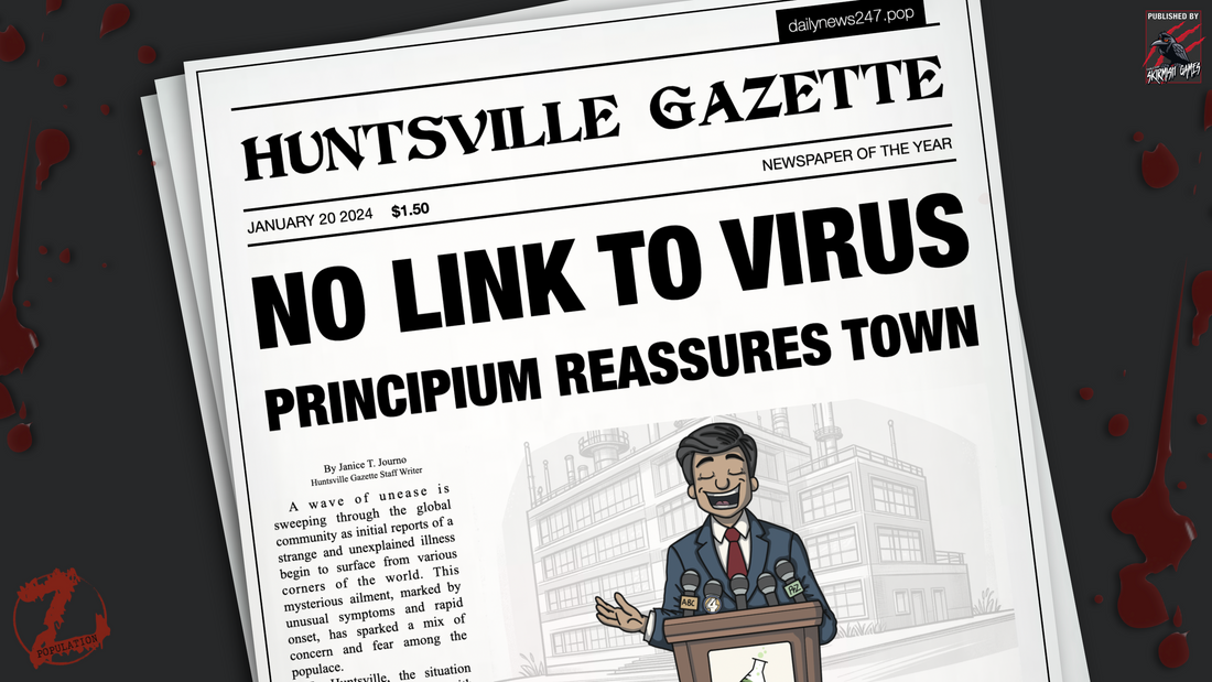Principium Reassures Townsfolk - Population Z News Story