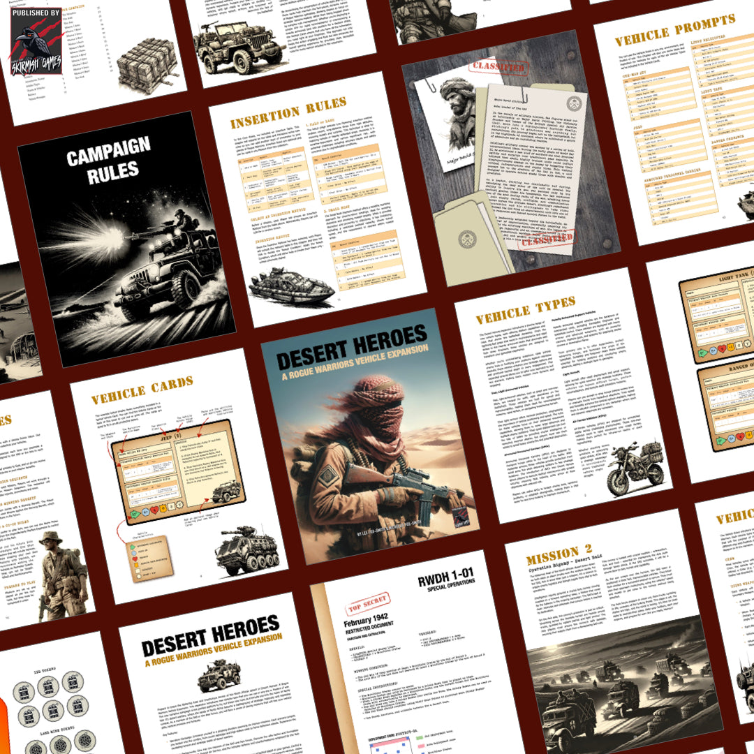 Desert Heroes A Rogue Warriors Vehicle Expansion PDF VERSION