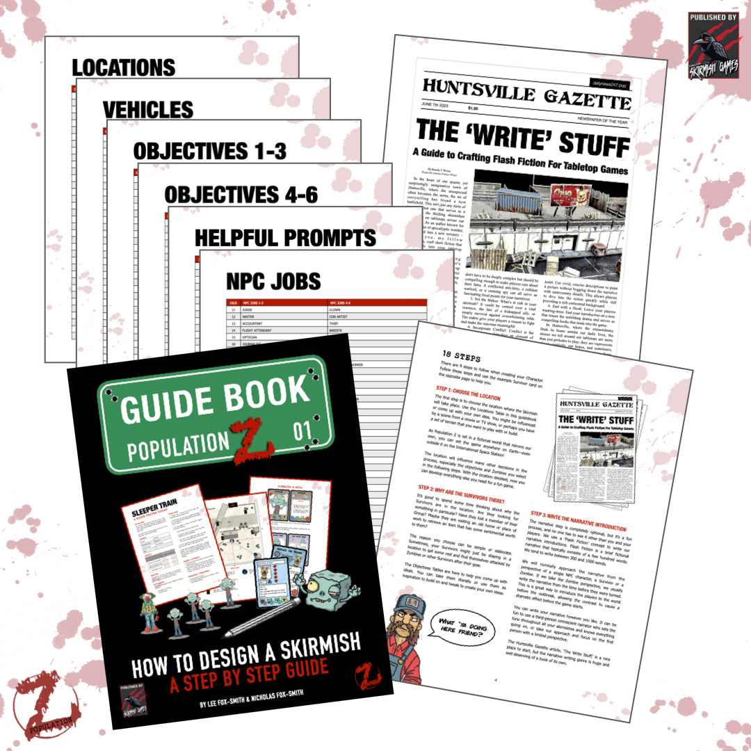 How To Design A Skirmish For Population Z: PDF VERSION