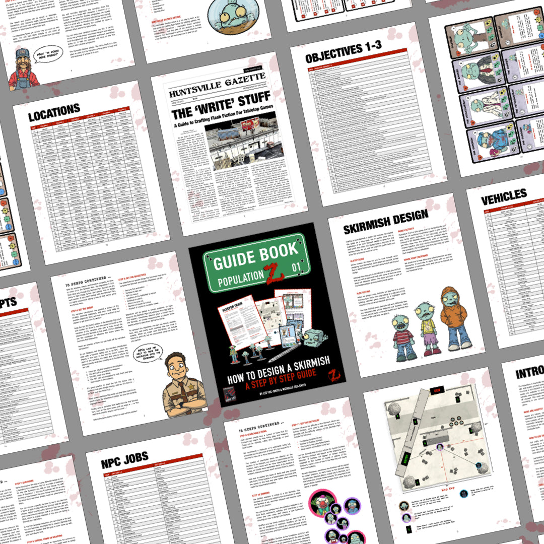 How To Design A Skirmish For Population Z: PDF VERSION