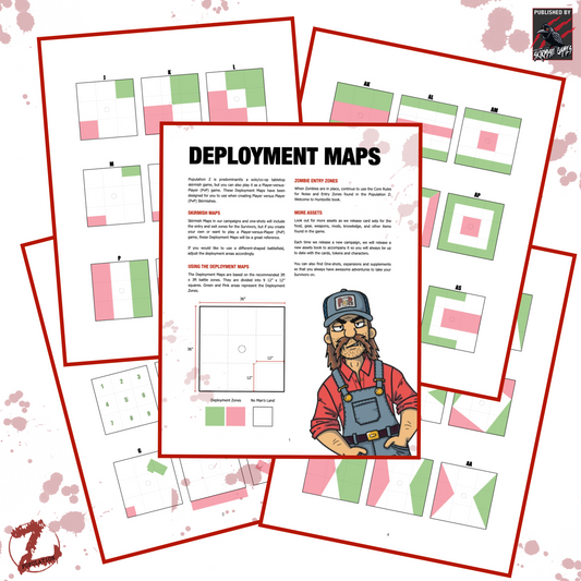 Population Z PvP Deployment Maps