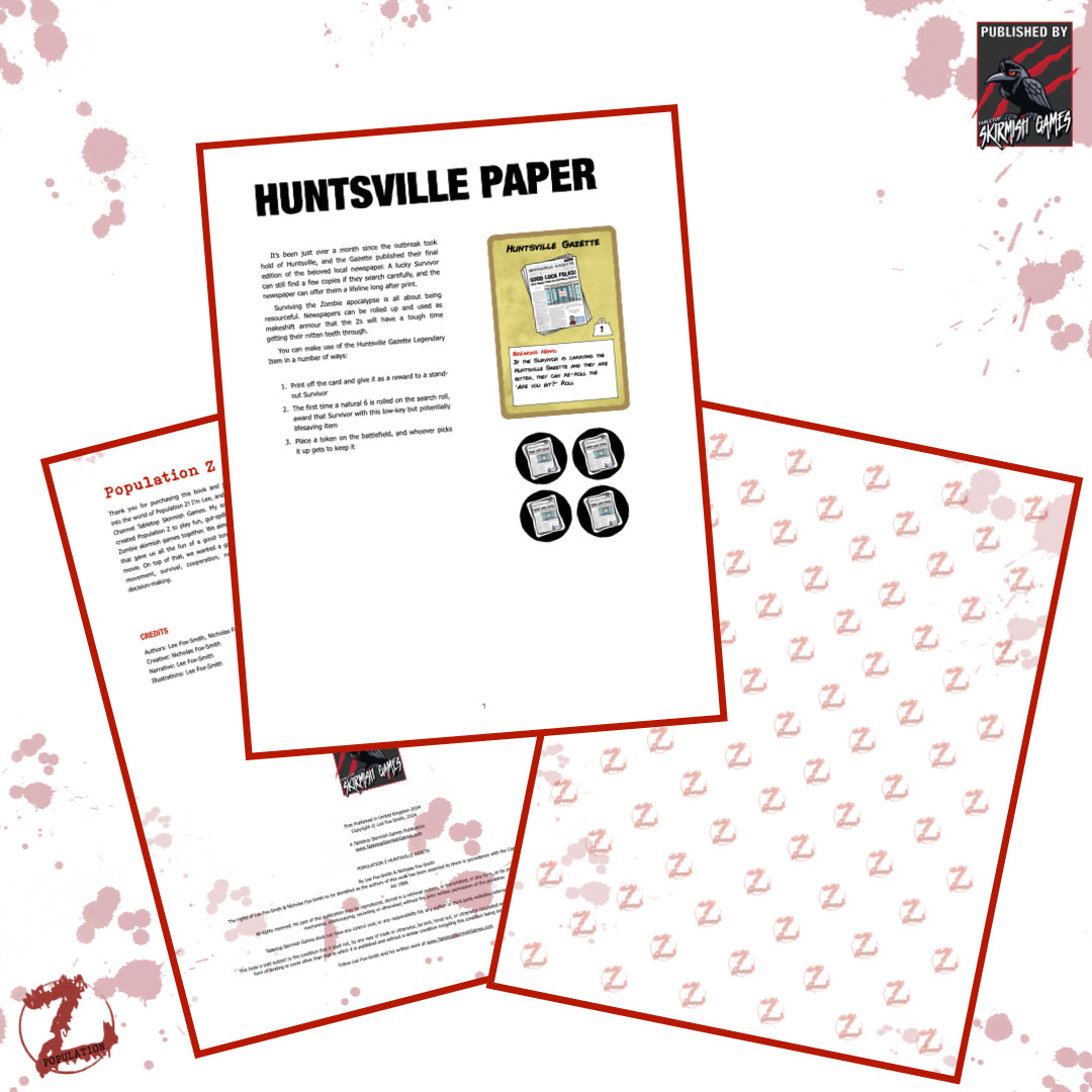 NEW Legendary Item - The Huntsville Gazette